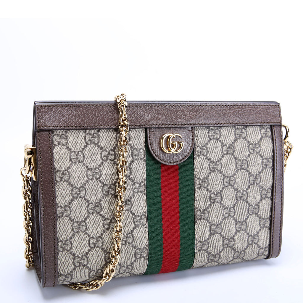 503877 GG Supreme Ophidia Small Chain Brown