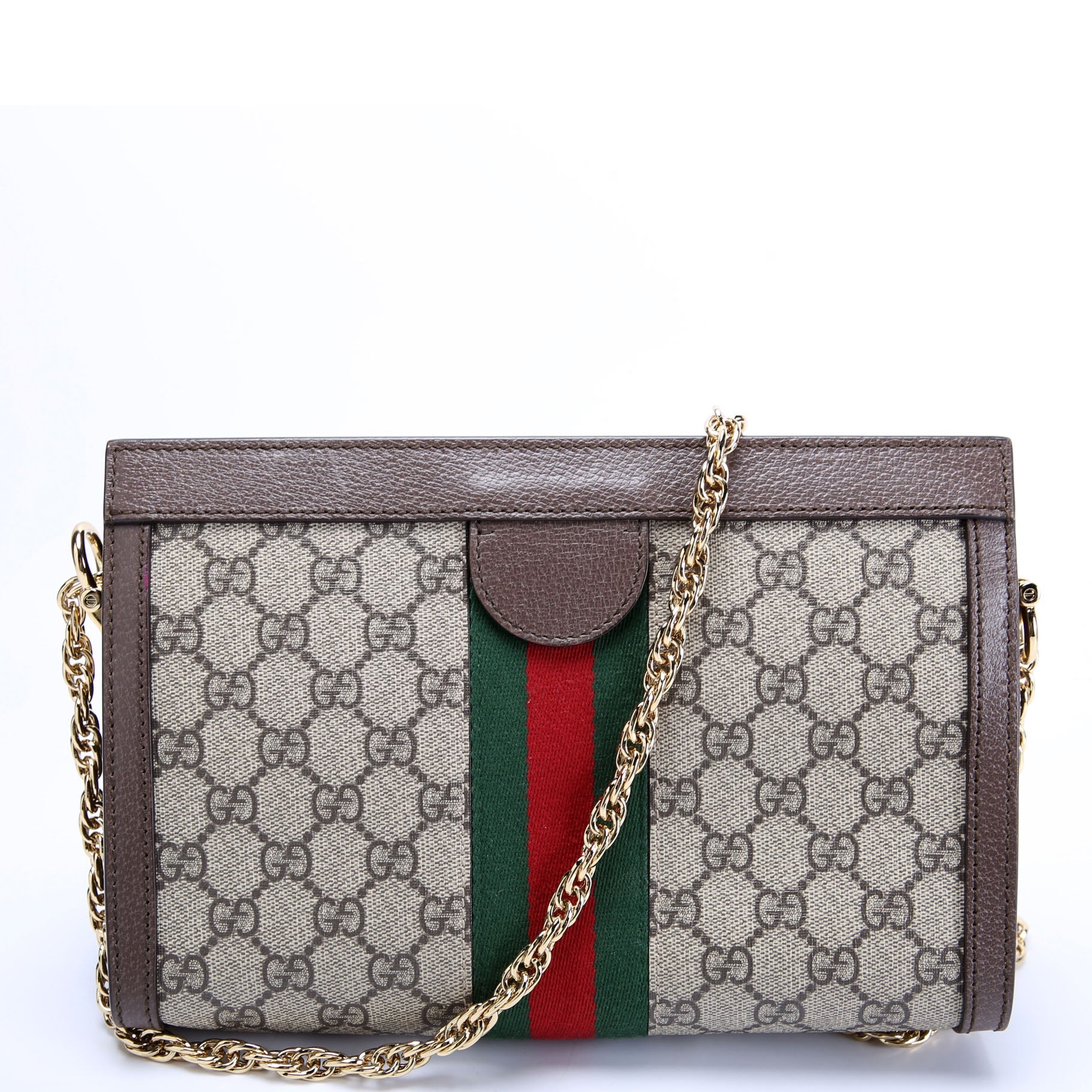 503877 GG Supreme Ophidia Small Chain Brown