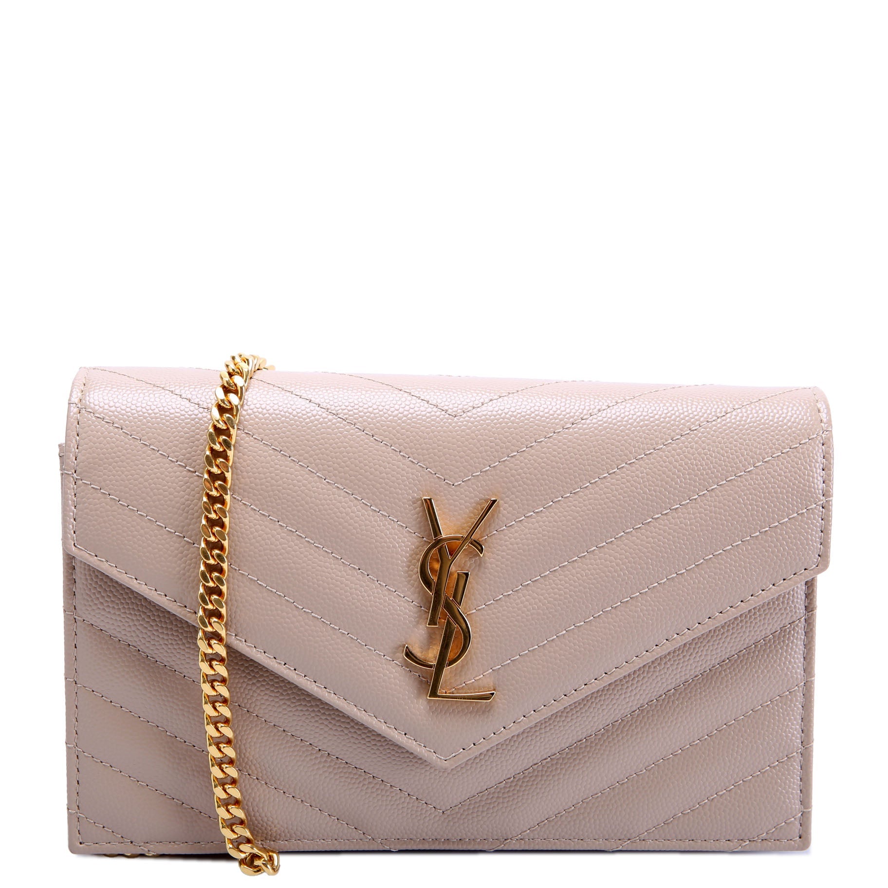 Cassandre Envelope Chain Wallet 742920 Tan
