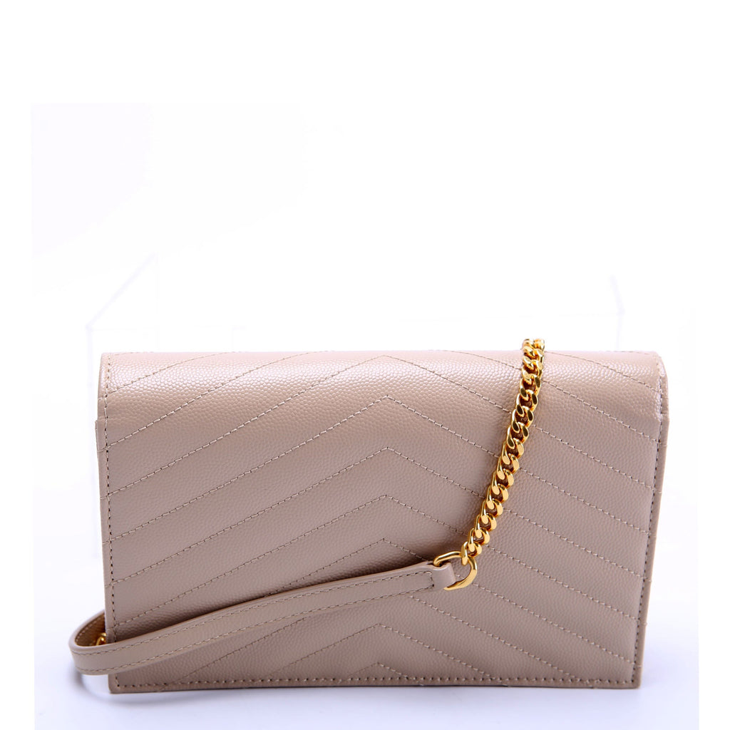 Cassandre Envelope Chain Wallet 742920 Tan