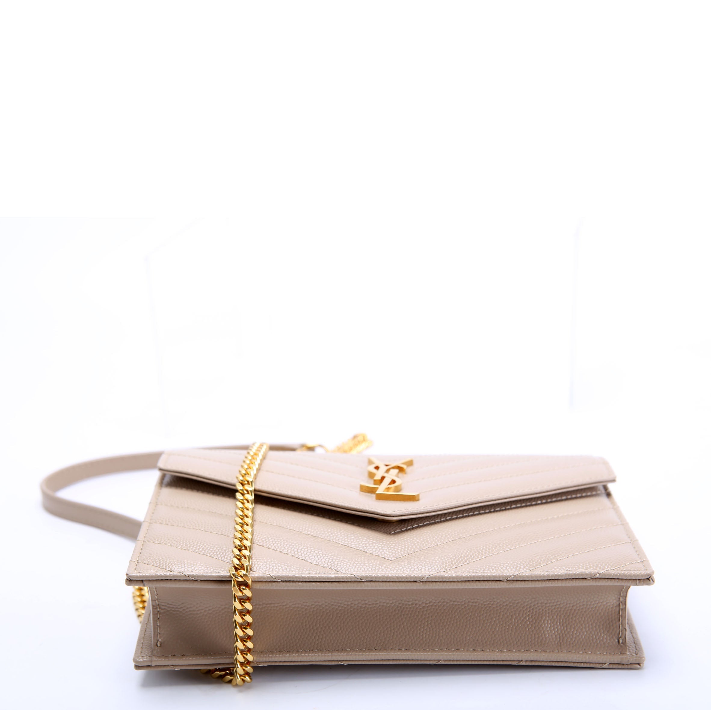 Cassandre Envelope Chain Wallet 742920 Tan