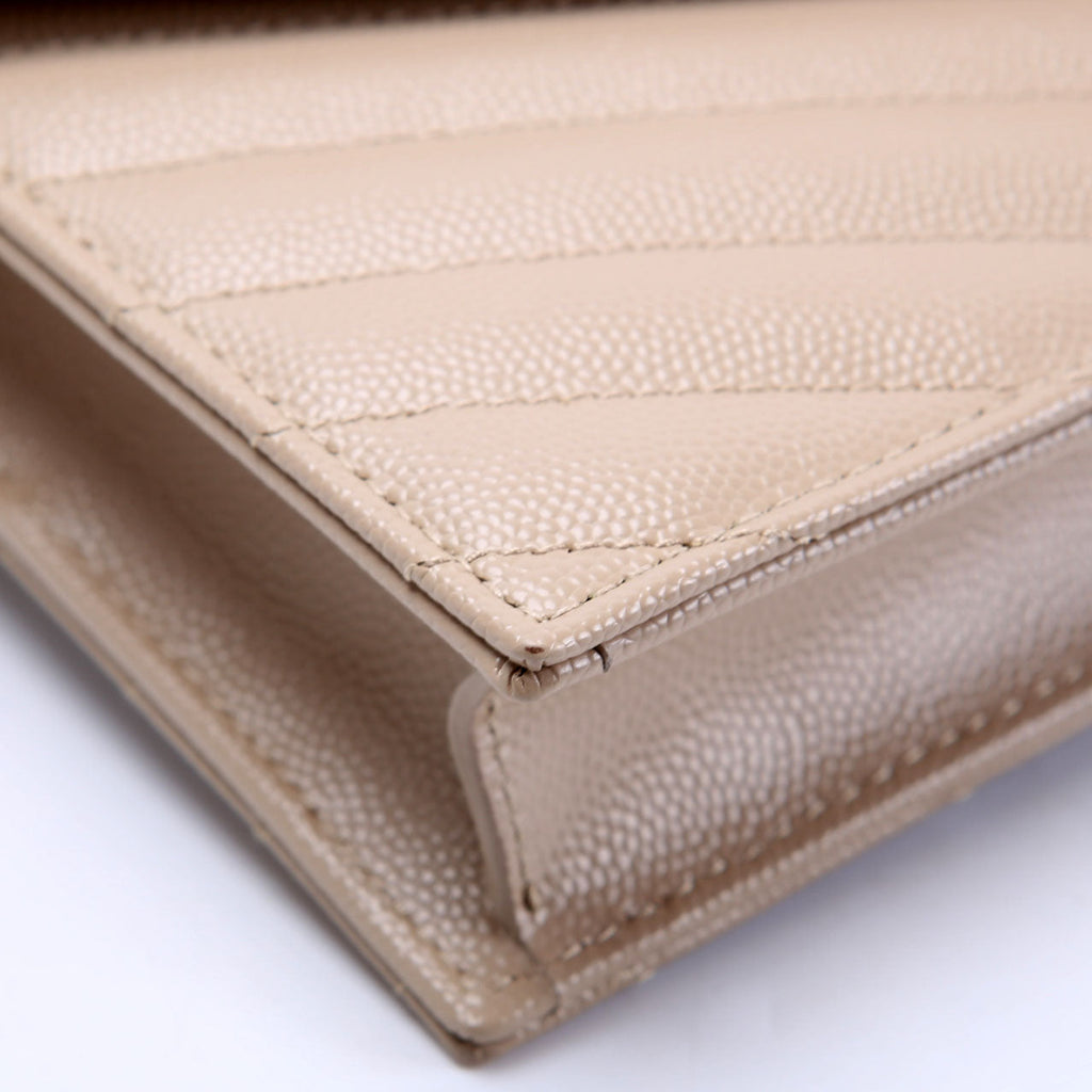 Cassandre Envelope Chain Wallet 742920 Tan