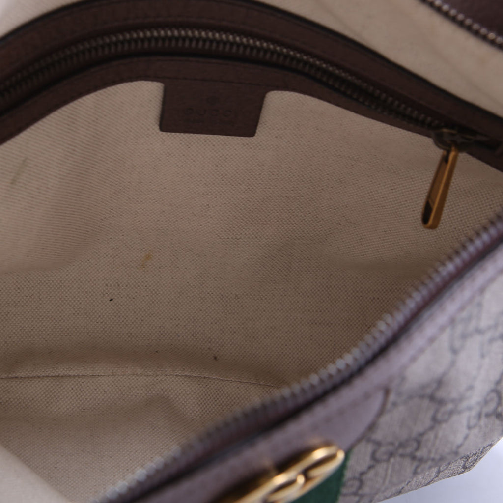 Gucci 598125 Ophidia GG Supreme Small Shoulder Bag Brown