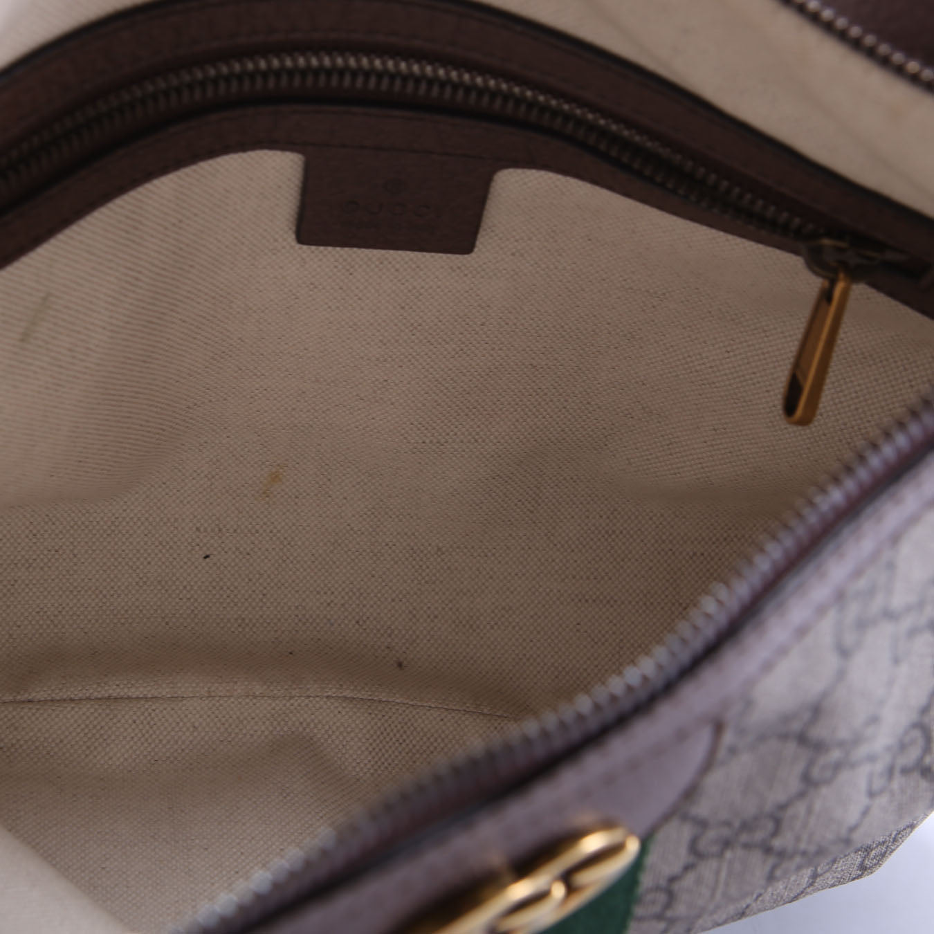 Gucci 598125 Ophidia GG Supreme Small Shoulder Bag Brown