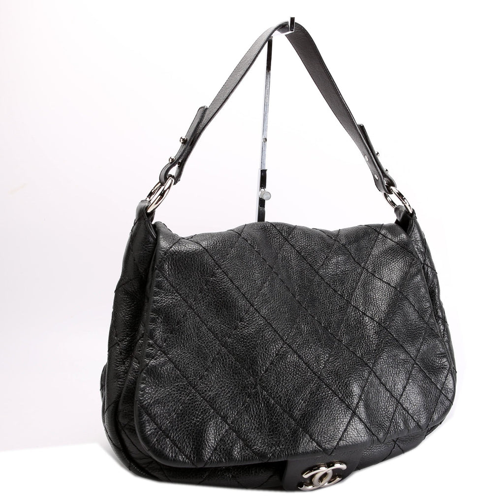 Extra Large On The Road Glazed Calfskin Flap Bag 13M
