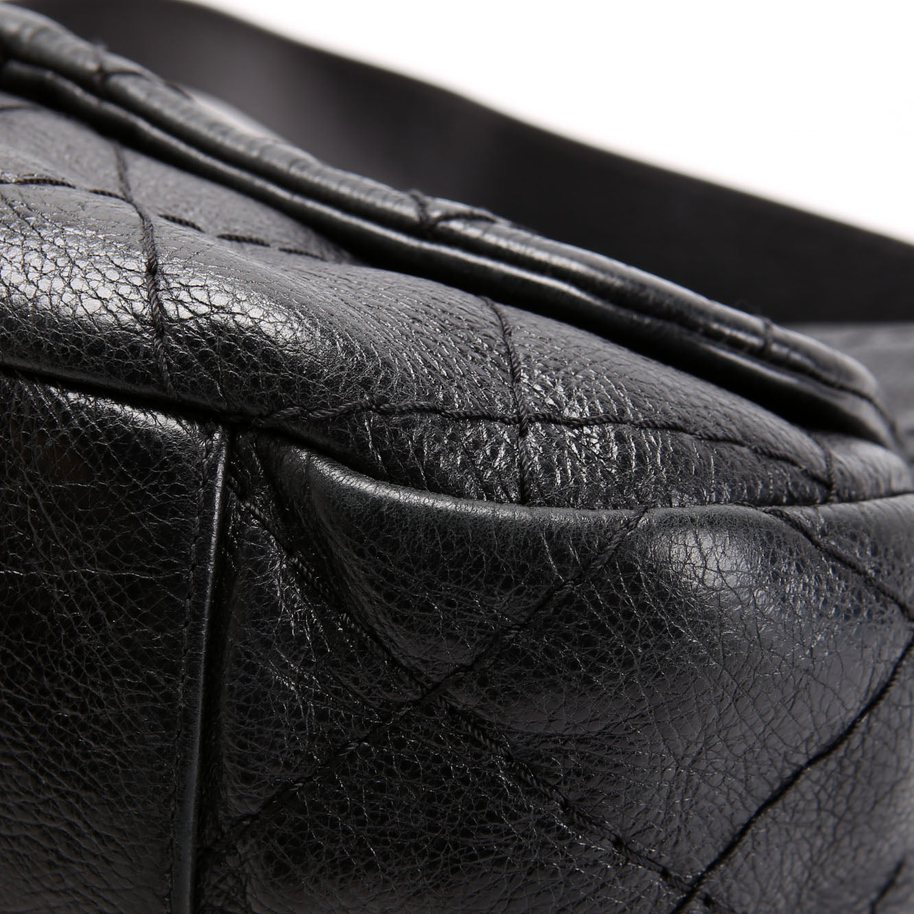 Extra Large On The Road Glazed Calfskin Flap Bag 13M