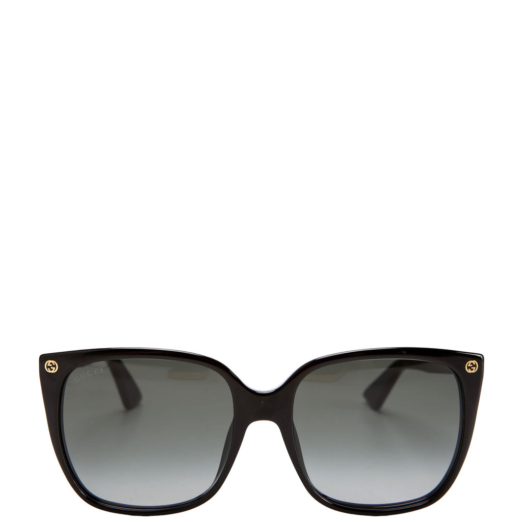 GG0022S Interlocking GG Sunglasses Black