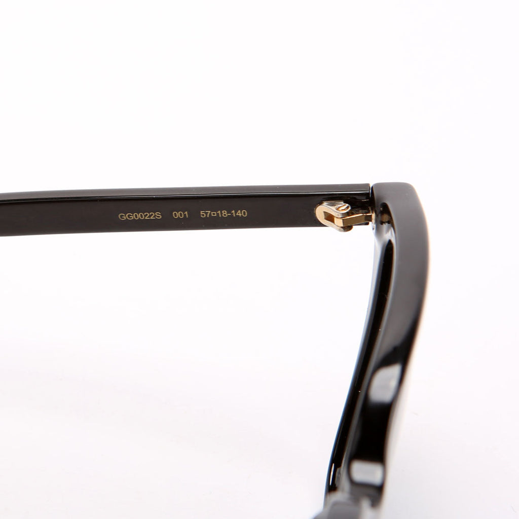GG0022S Interlocking GG Sunglasses Black