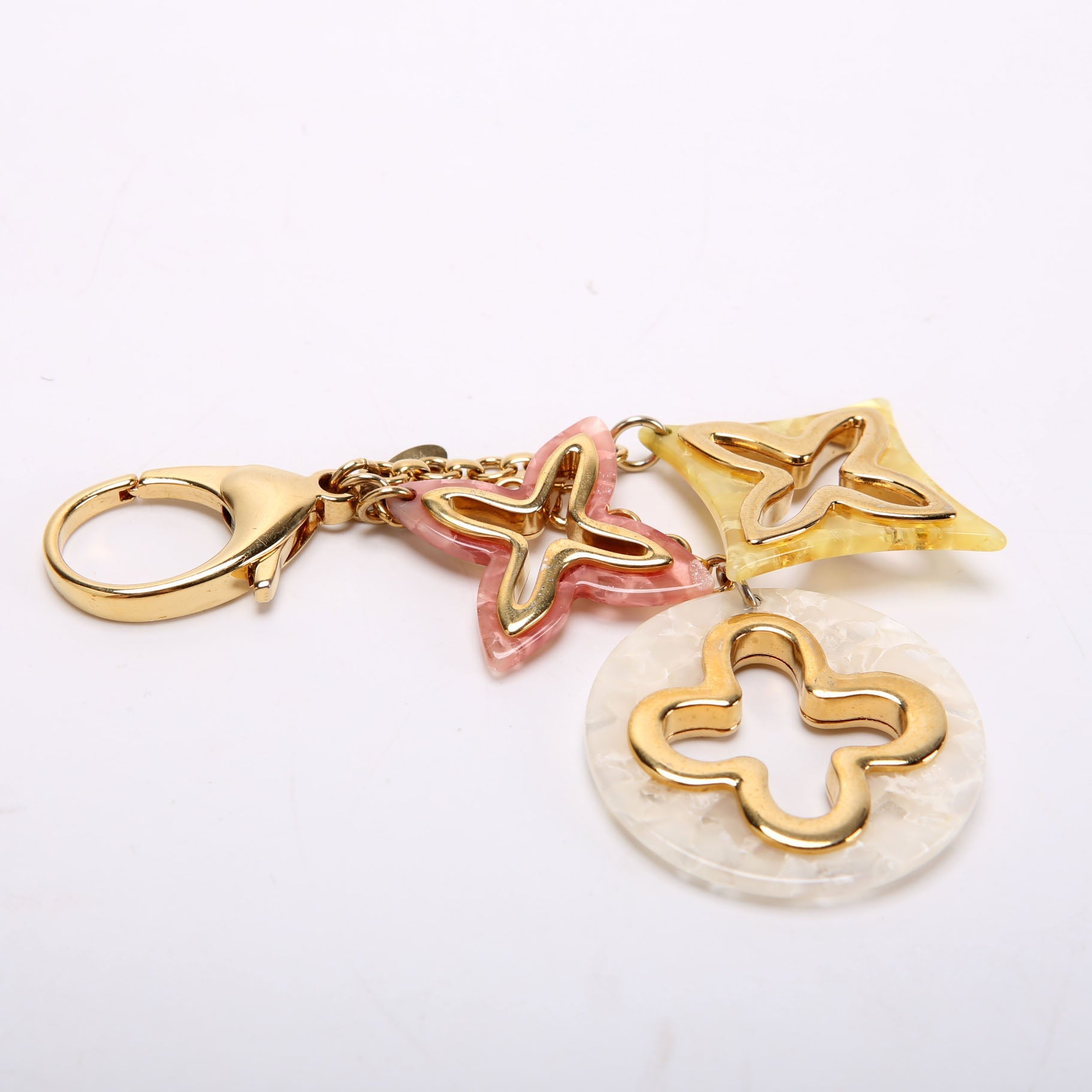 Insolence Bag Charm Gold/Multicolor