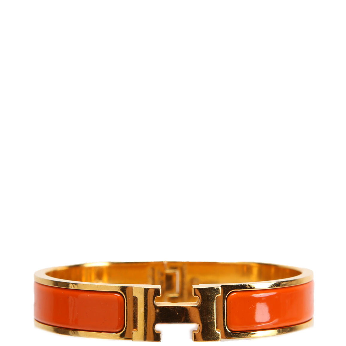 Clic Clac Narrow GM Bracelet Gold/Orange