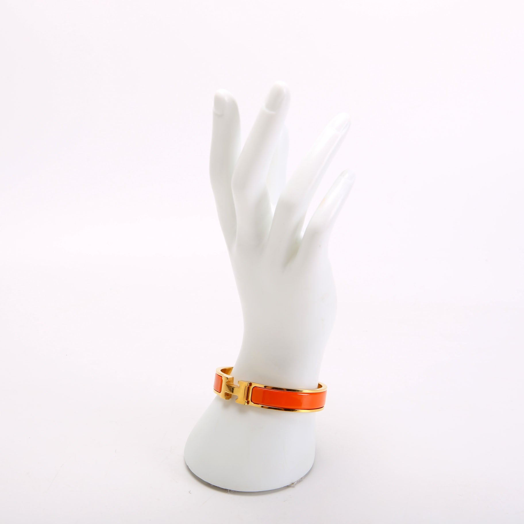 Clic Clac Narrow GM Bracelet Gold/Orange