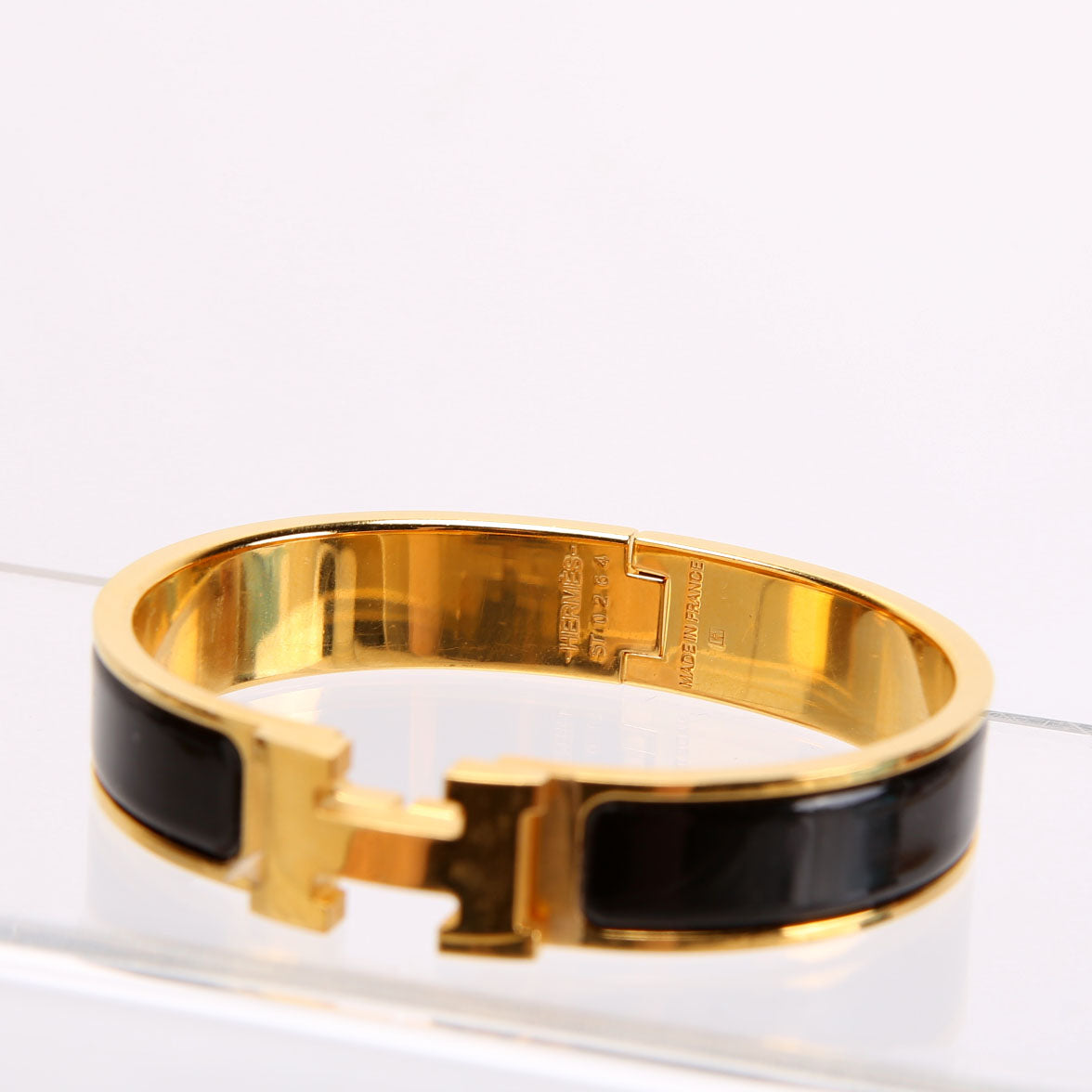 Clic Clac Narrow PM Bracelet Gold/Black