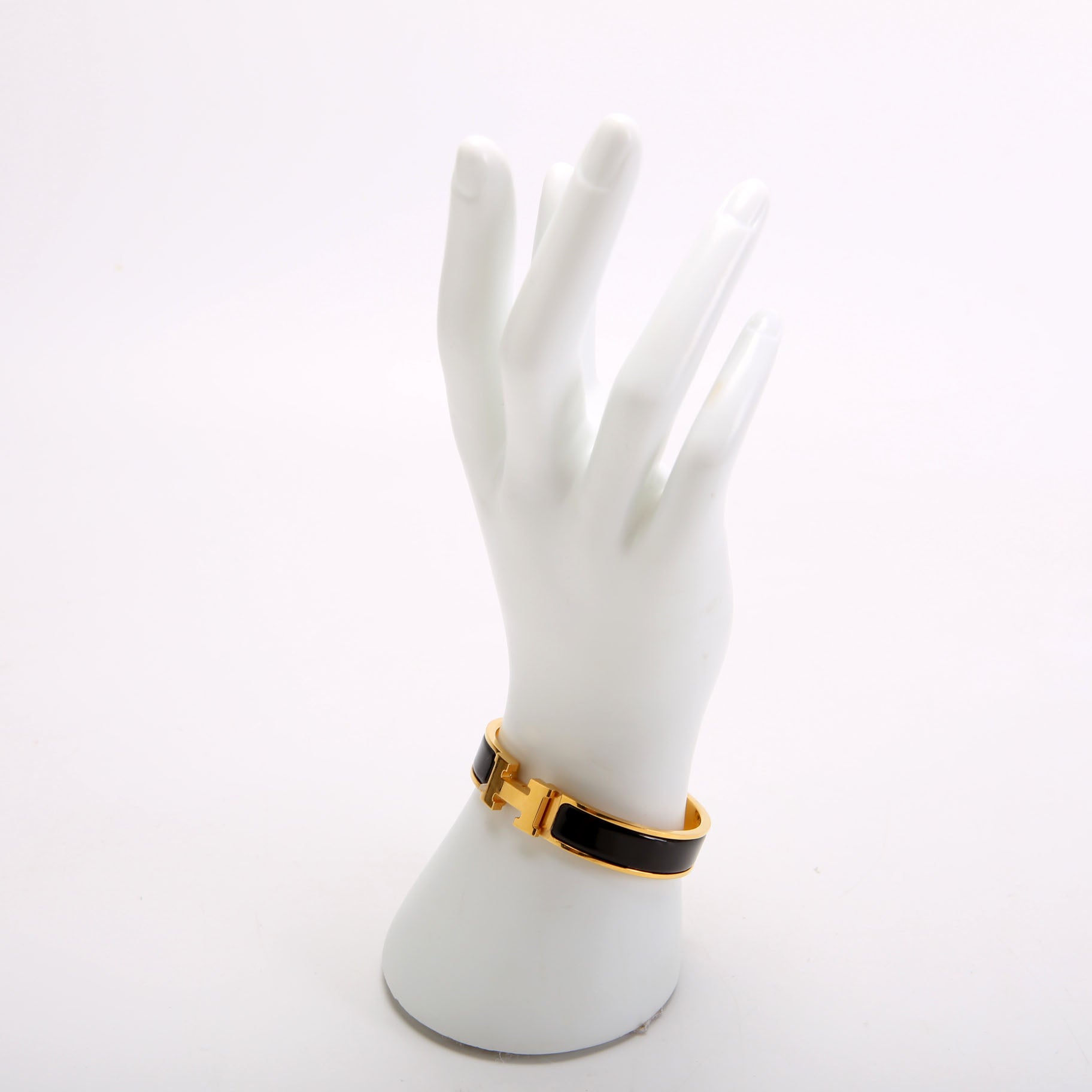 Clic Clac Narrow PM Bracelet Gold/Black