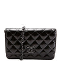 Woc Quilted Shiny Calfskin So Black RFID