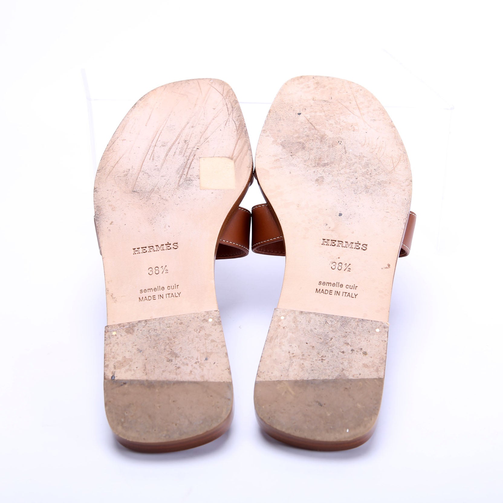 Oran Sandals Size 38 Brown