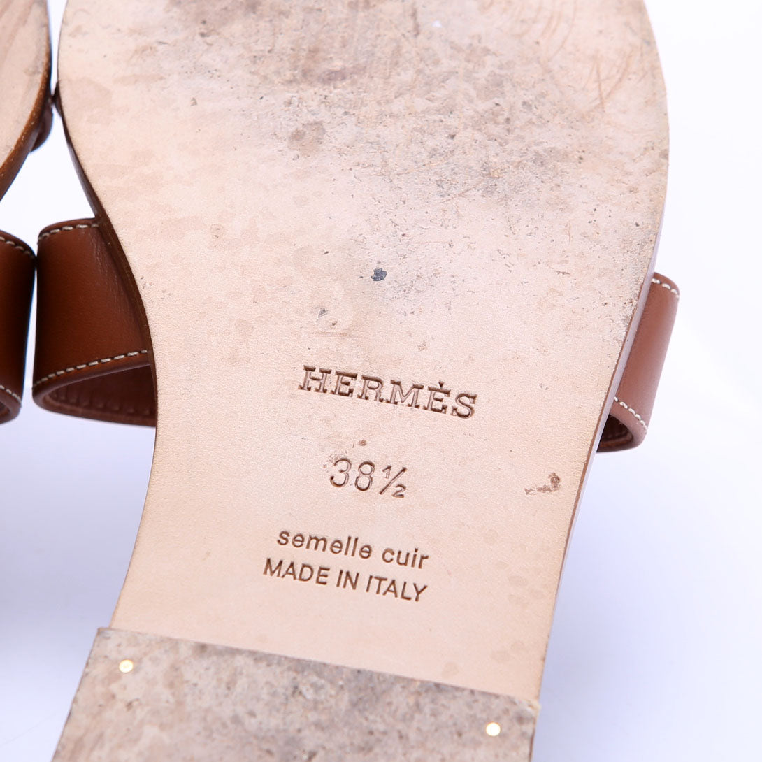 Oran Sandals Size 38 Brown
