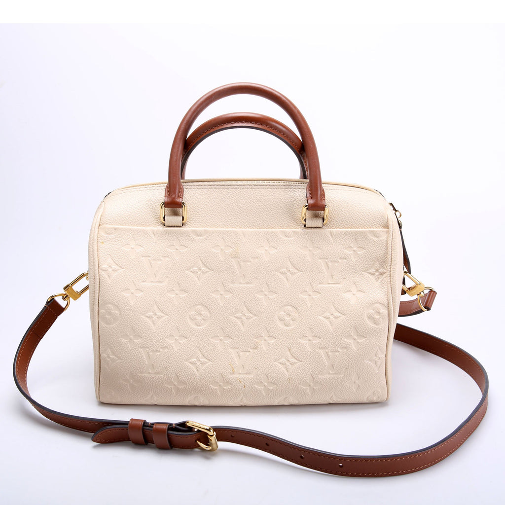 Speedy 25 Bandouliere Empreinte NM Cream