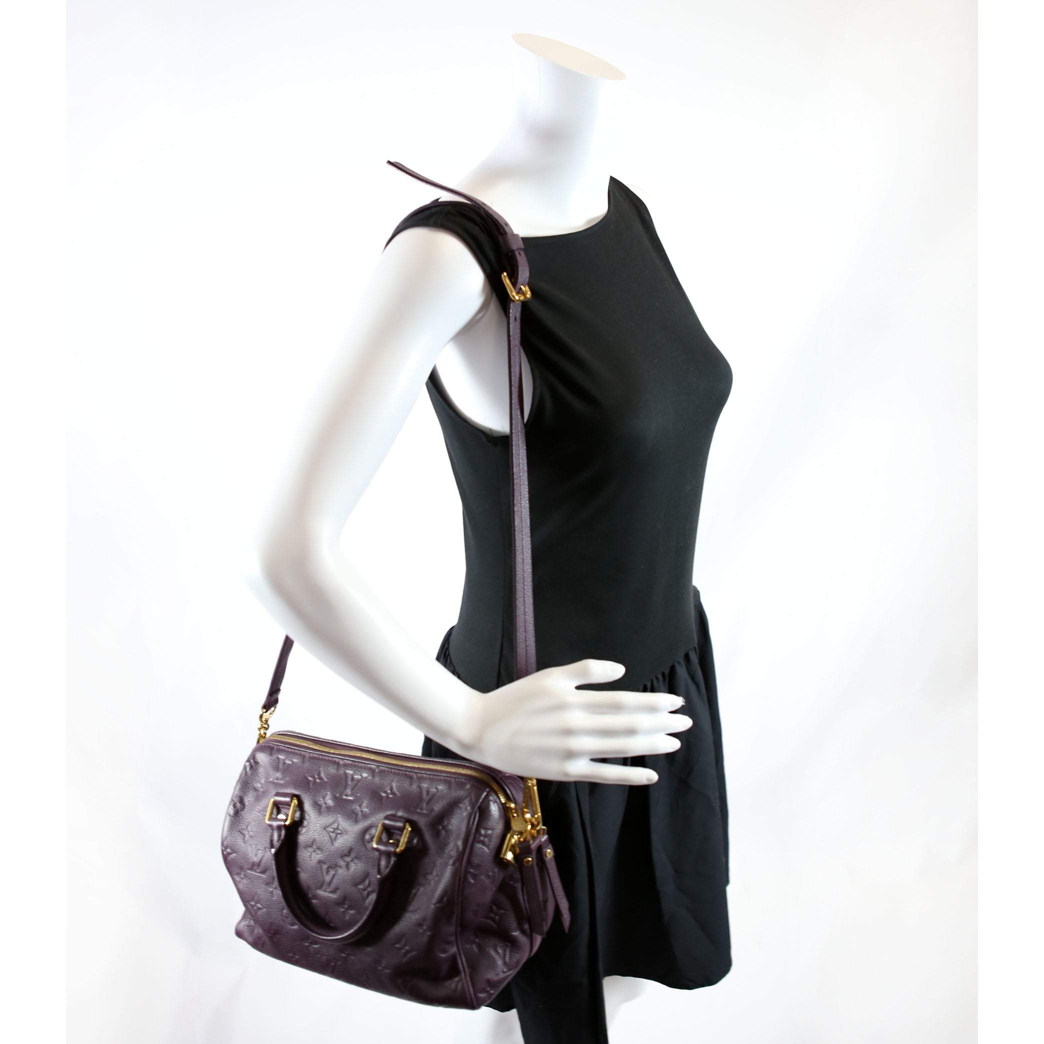 Speedy 25 With Strap Empreinte Purple