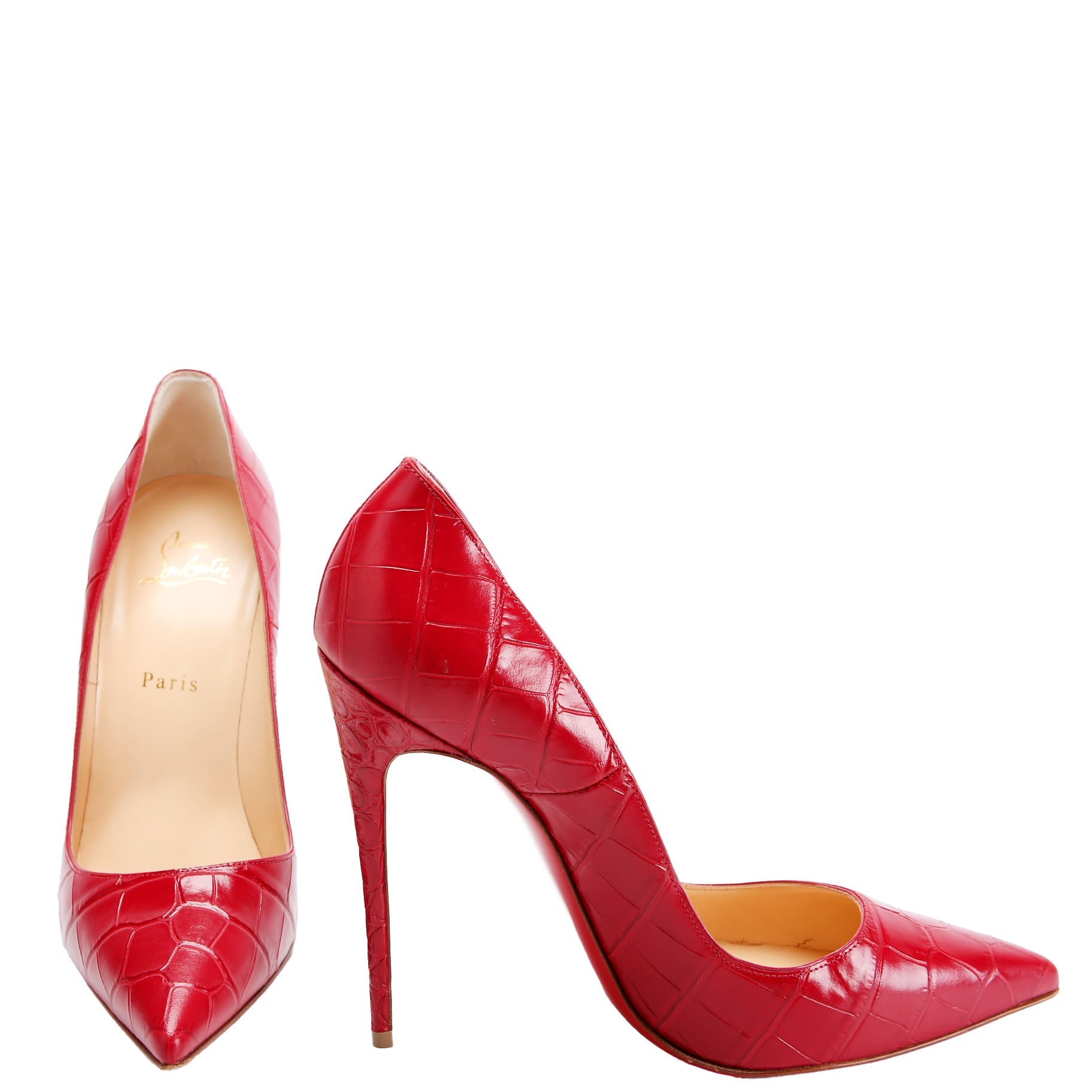 So Kate Crocodile Embossed Pumps Size 40.5