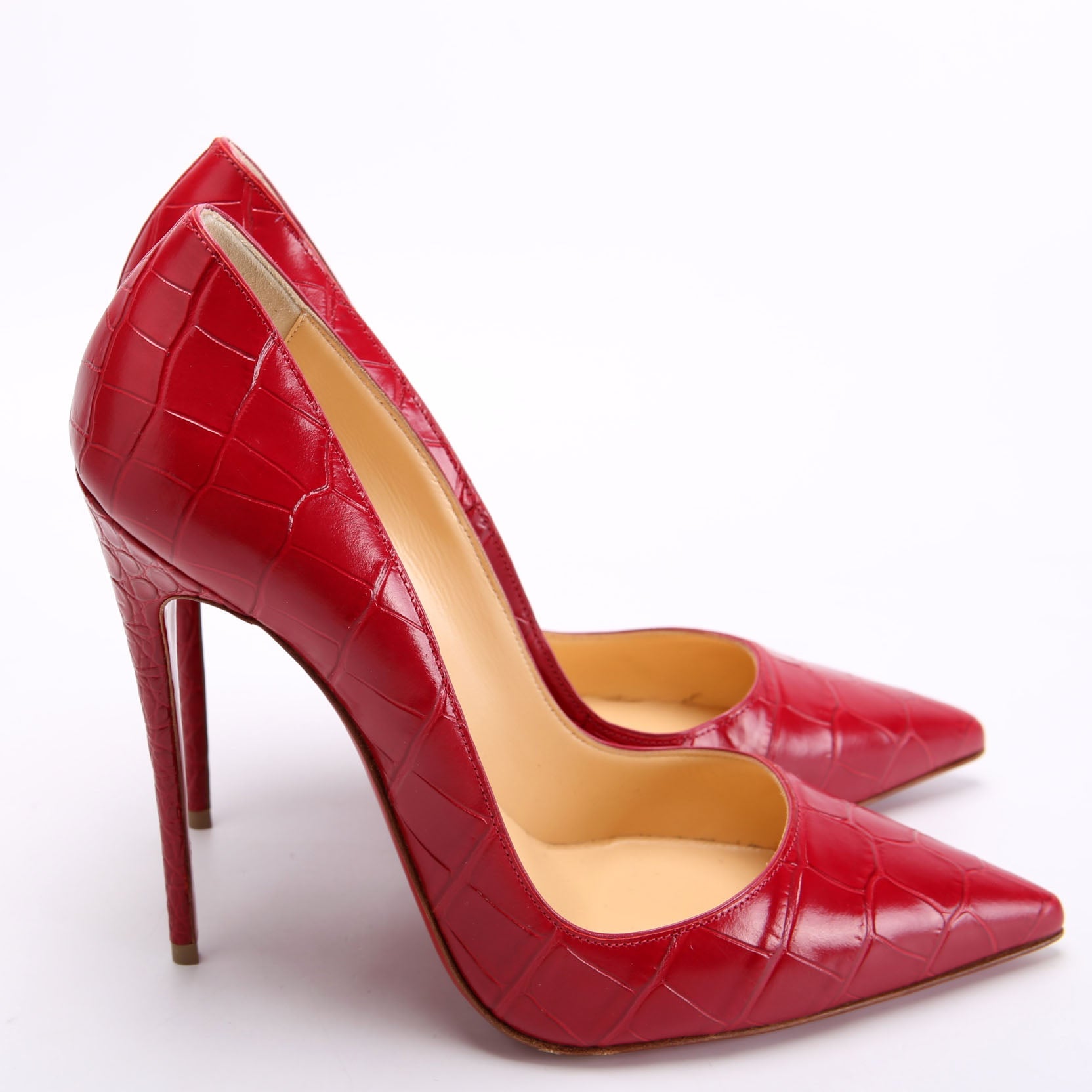 So Kate Crocodile Embossed Pumps Size 40.5