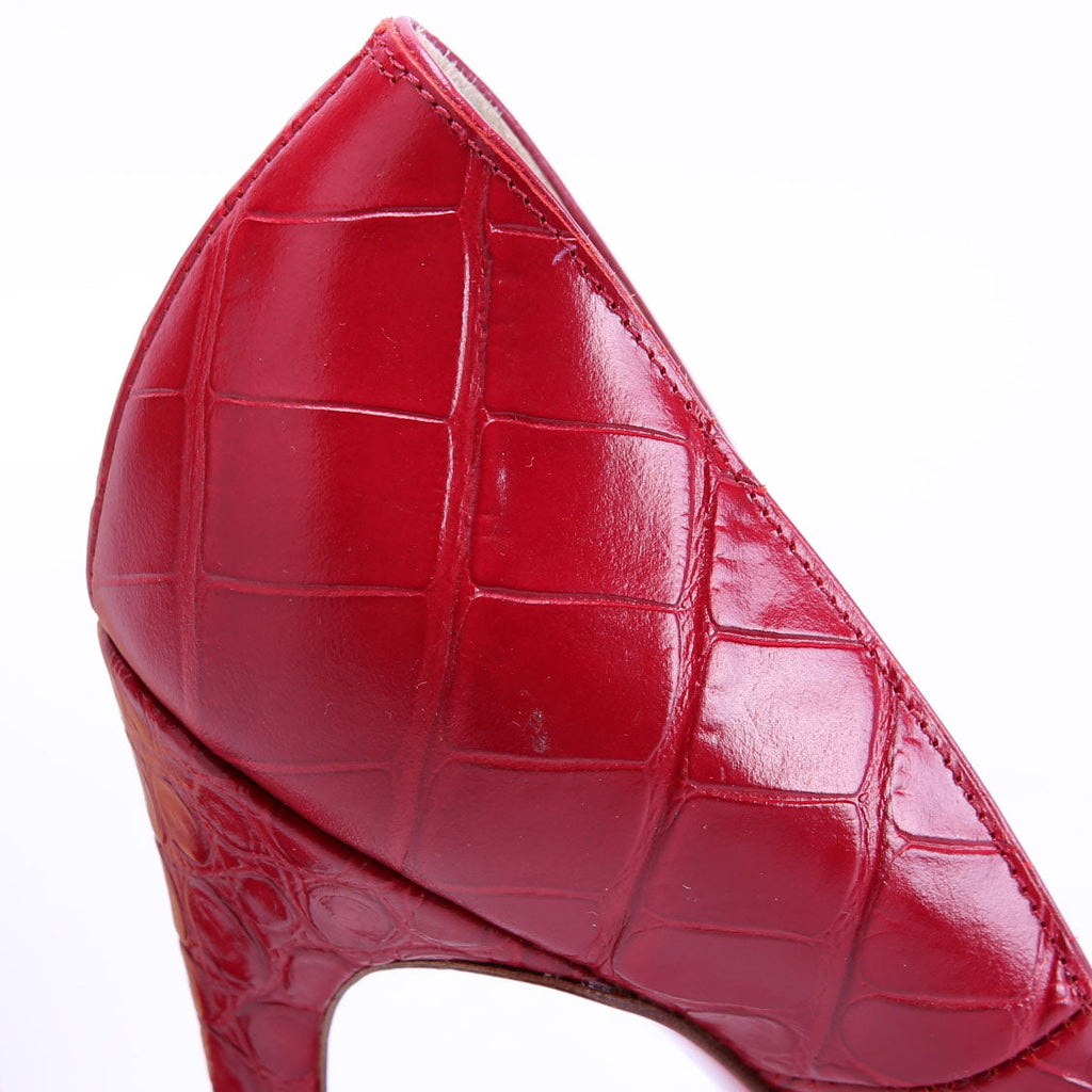 So Kate Crocodile Embossed Pumps Size 40.5
