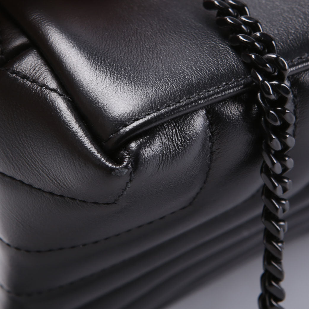 Loulou Satchel Small 494699 Black