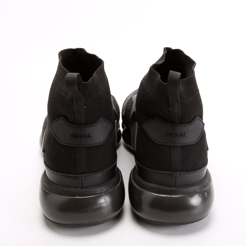 Prada Sock Cloudburst High Top Sneakers Size 39 Black