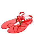 LV Rubber Thong Sandals Size 40 Red