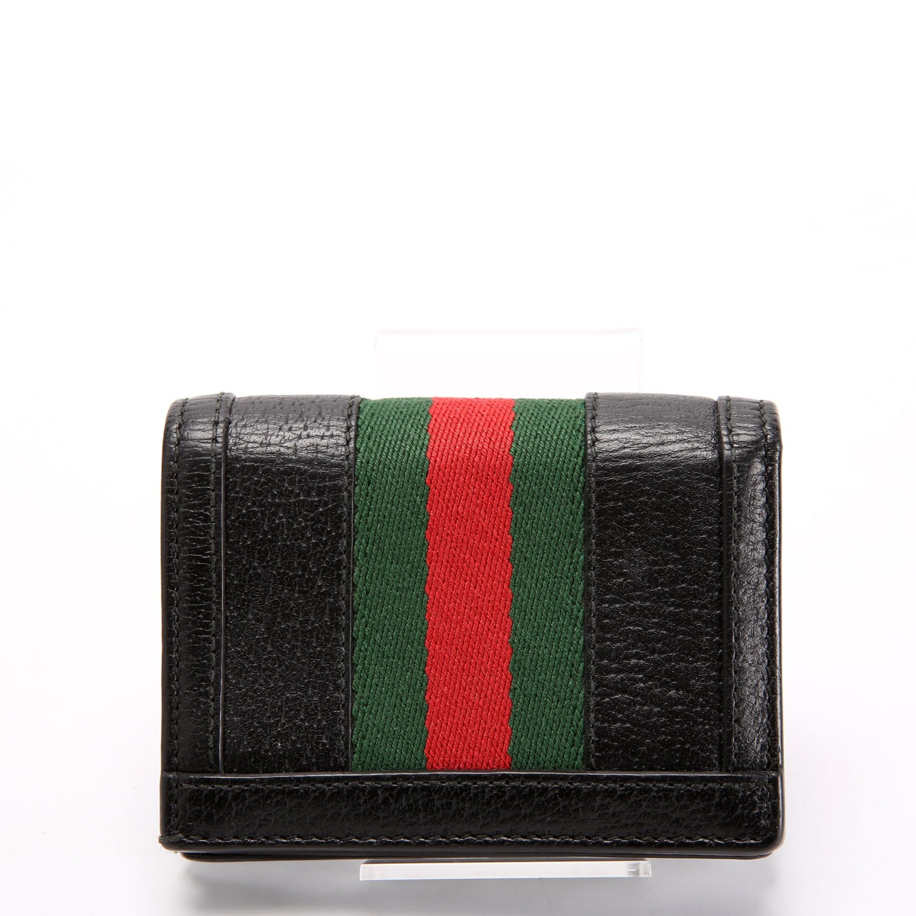 Gucci 523155 Ophidia GG Card Case Wallet Black