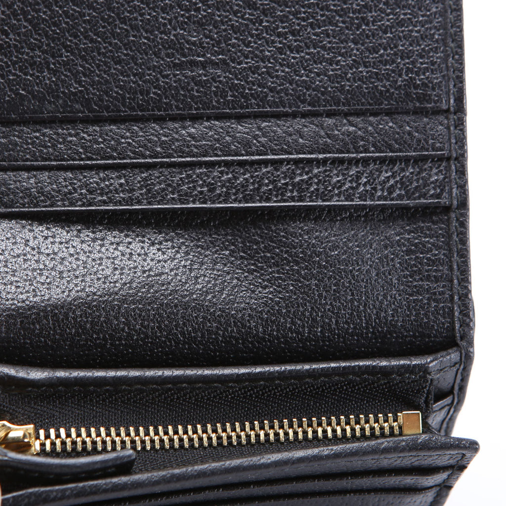 Gucci 523155 Ophidia GG Card Case Wallet Black
