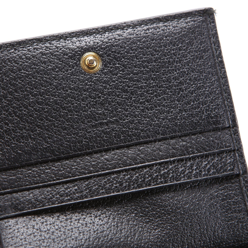 Gucci 523155 Ophidia GG Card Case Wallet Black
