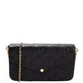 Pochette Felicie Empreinte Black