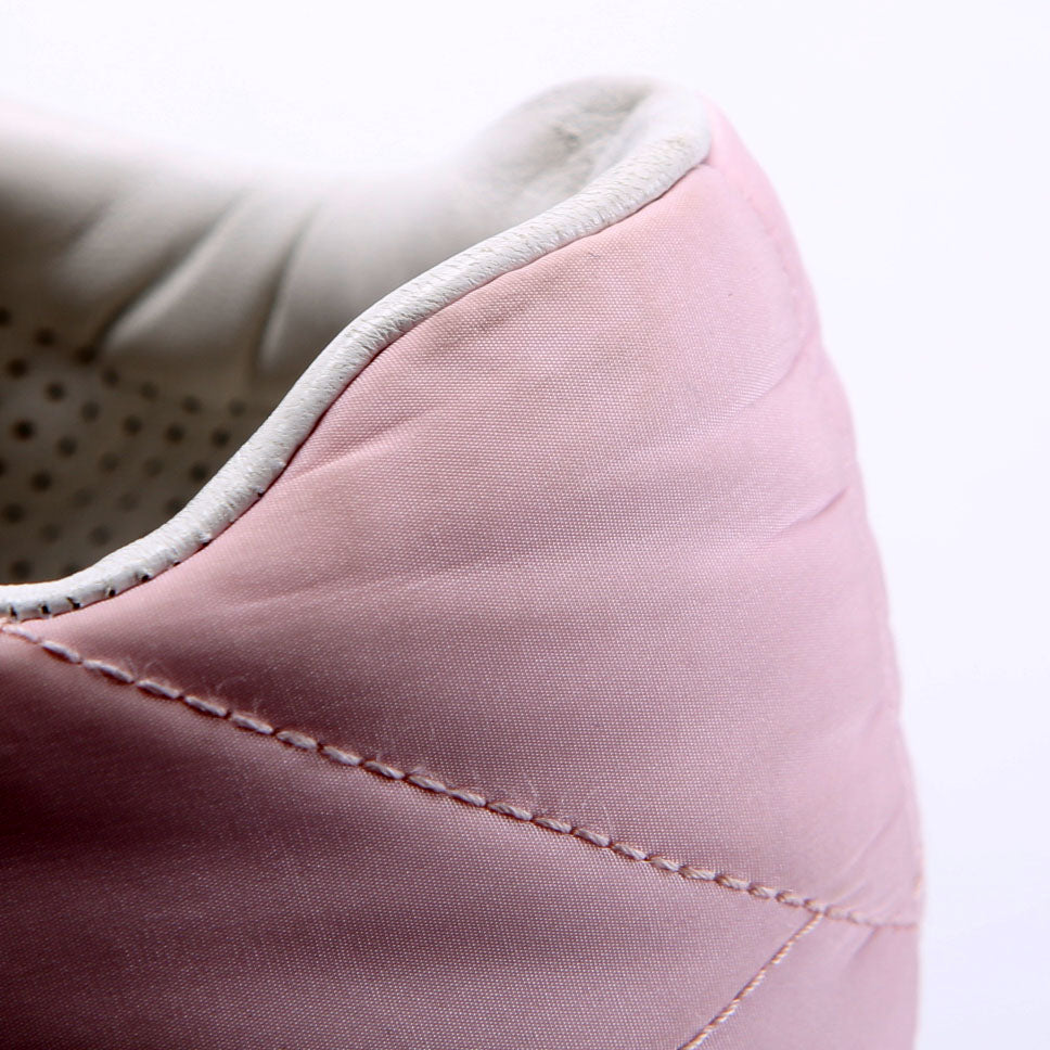 Prada Piuma Runner Quilted Nylon Sneakers Size 37.5 Pink