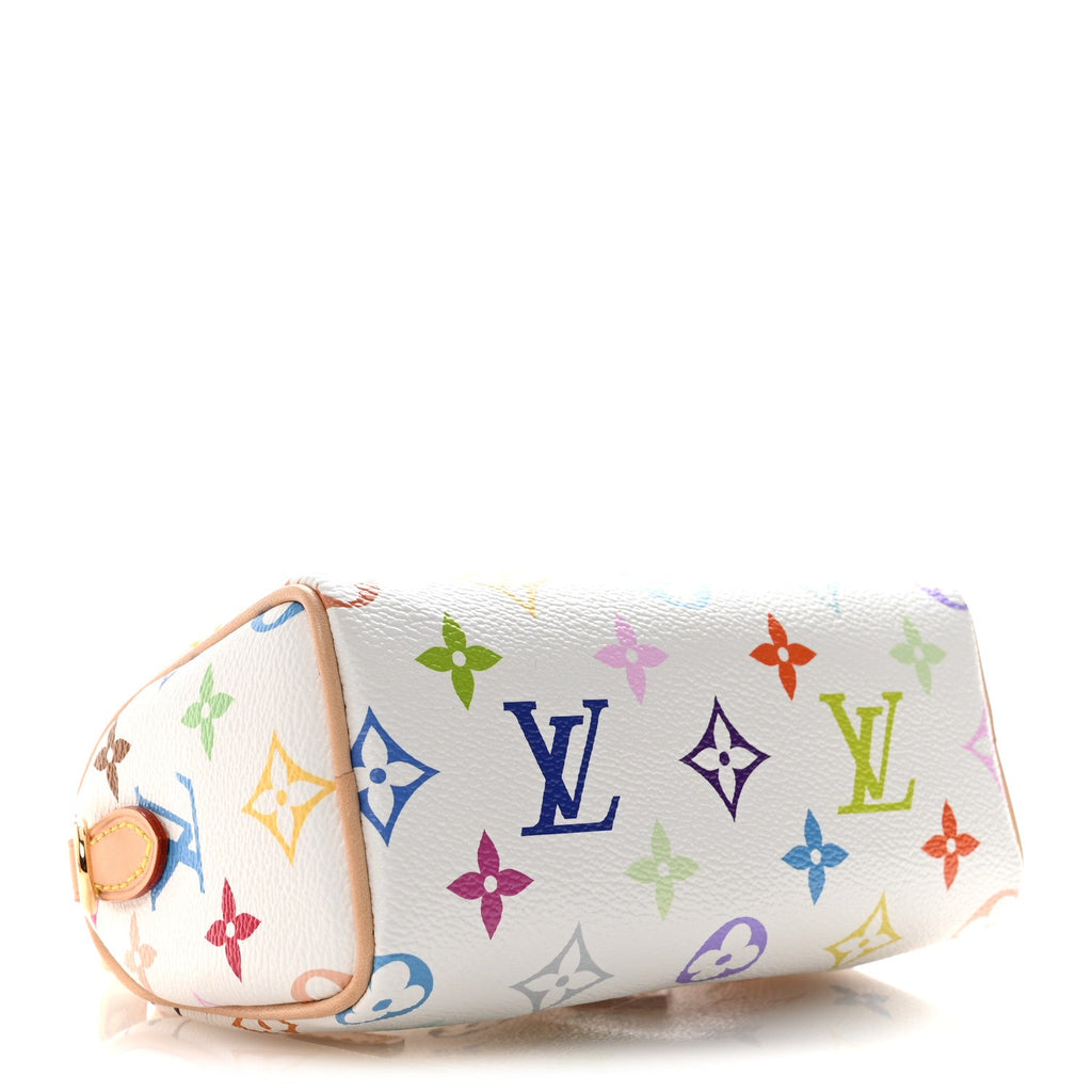 Louis Vuitton LV X TM Monogram Multicolor Nano Speedy White