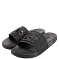 DG Logo Rubber Beachwear Slides Size 41 Black
