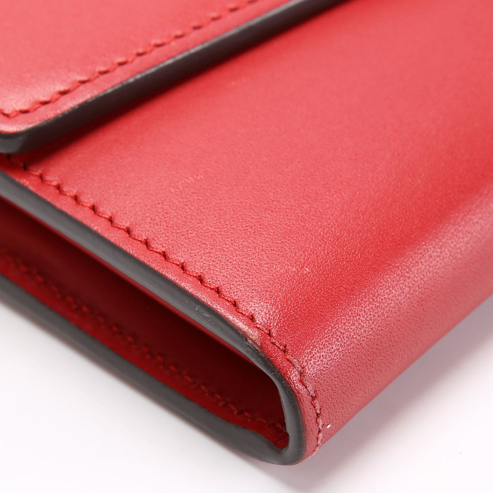 Gucci 476084 Sylvie Continental Wallet Red