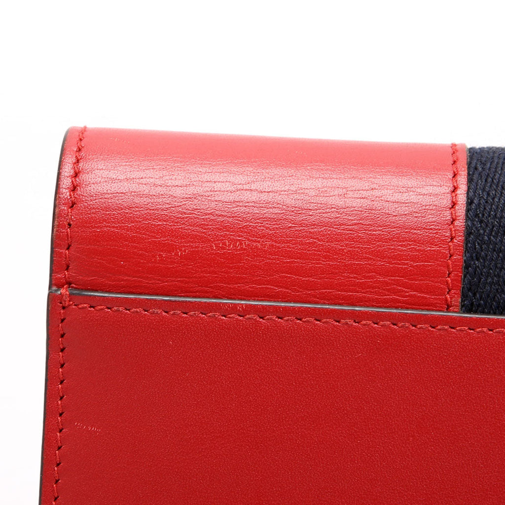 Gucci 476084 Sylvie Continental Wallet Red
