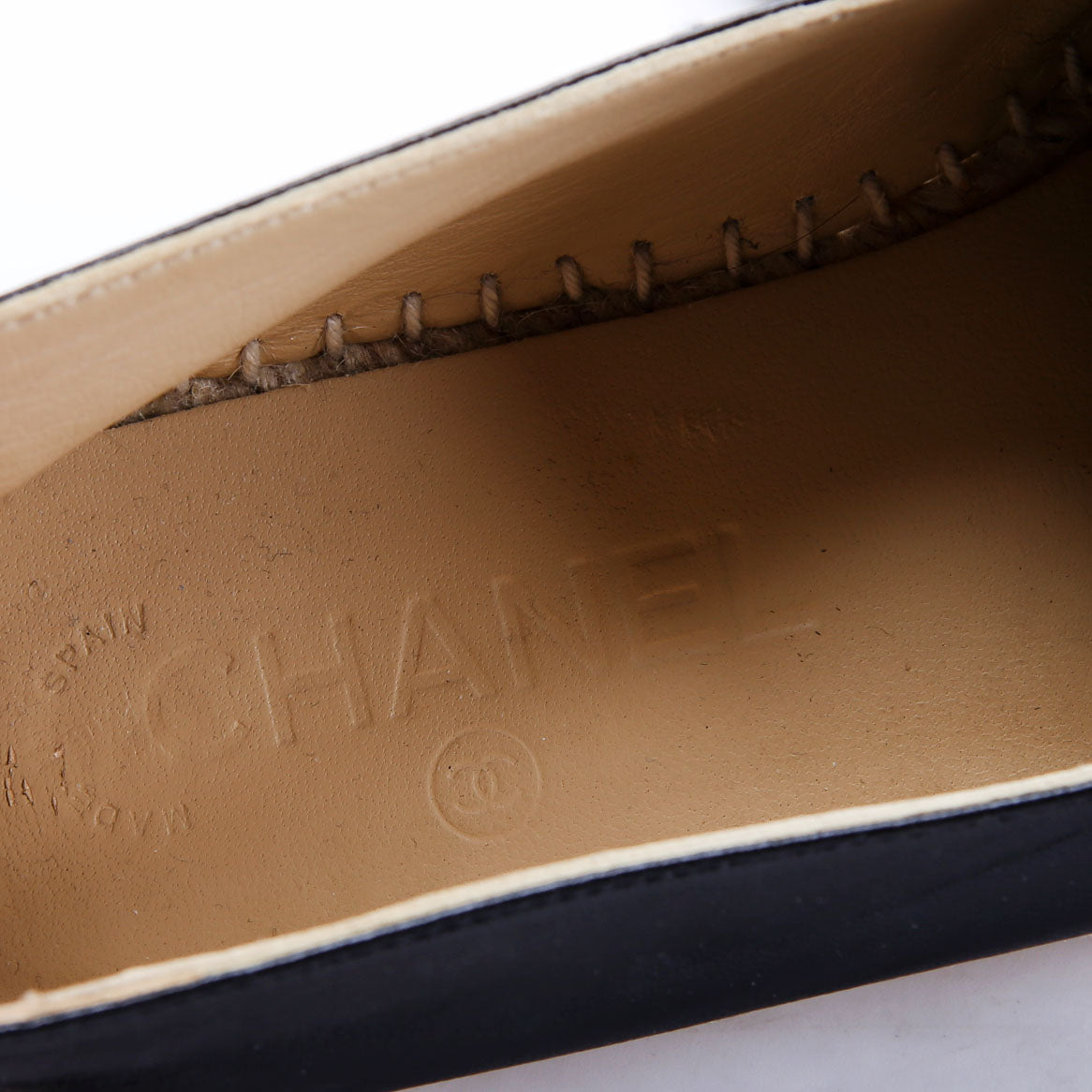 CC Logo Espadrilles Size 37 Black