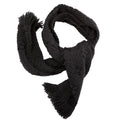 Logomania Wool/Silk Scarf Black