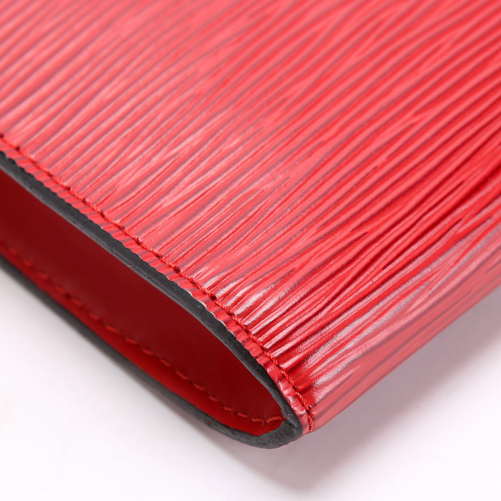 Pochette Accessories Epi Red