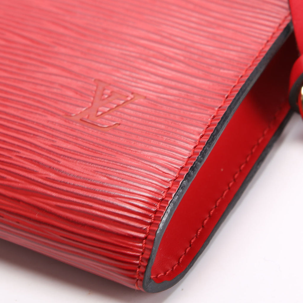 Pochette Accessories Epi Red