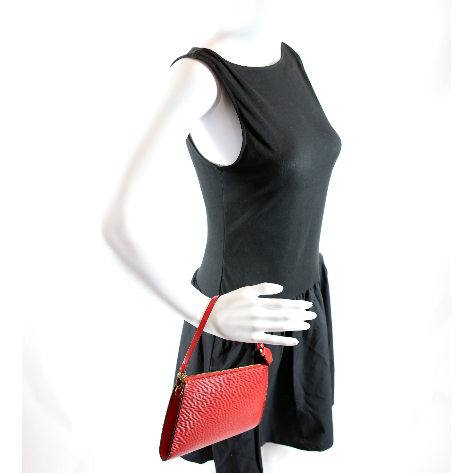 Pochette Accessories Epi Red