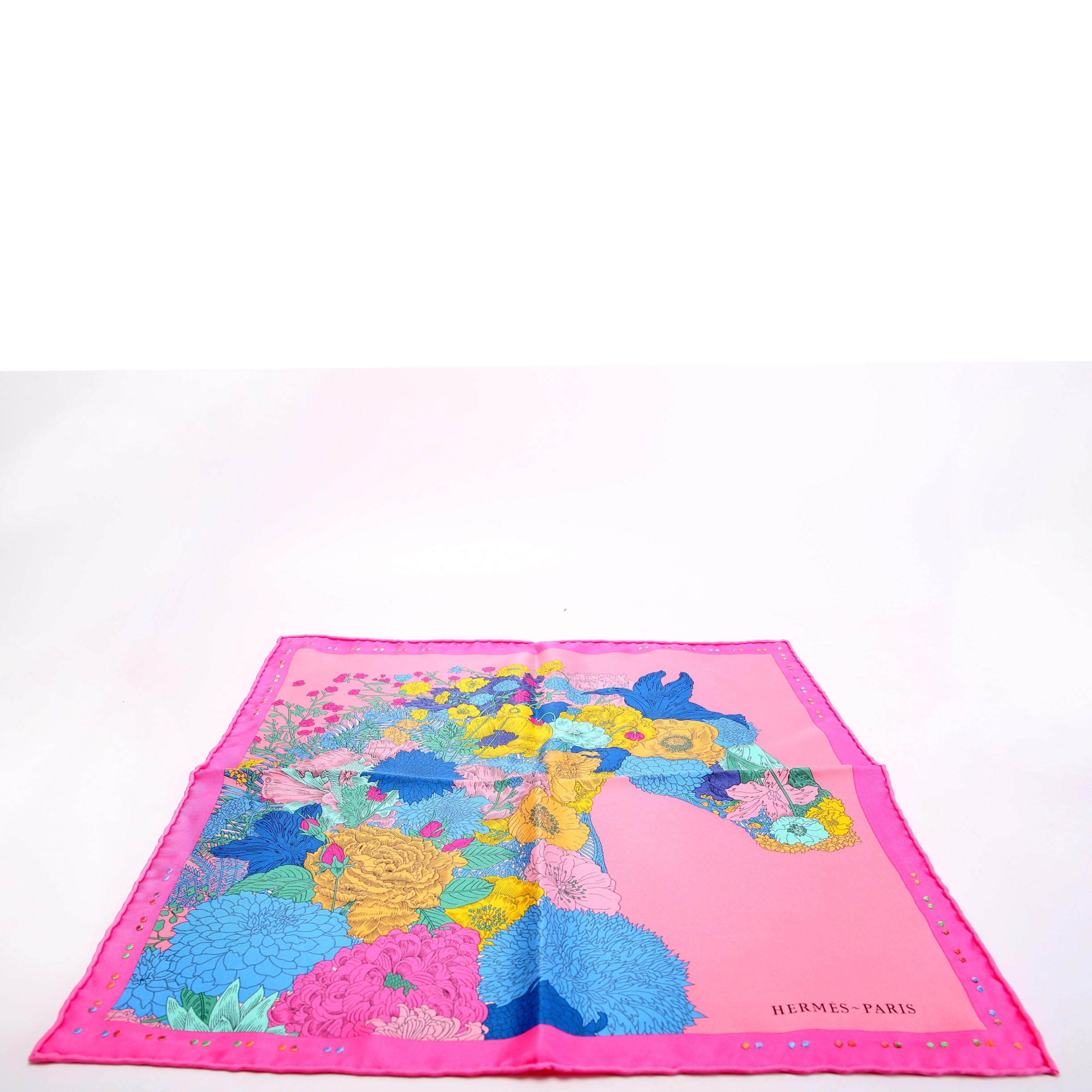 Robe Legere 45 Silk Scarf Pink/Multicolor
