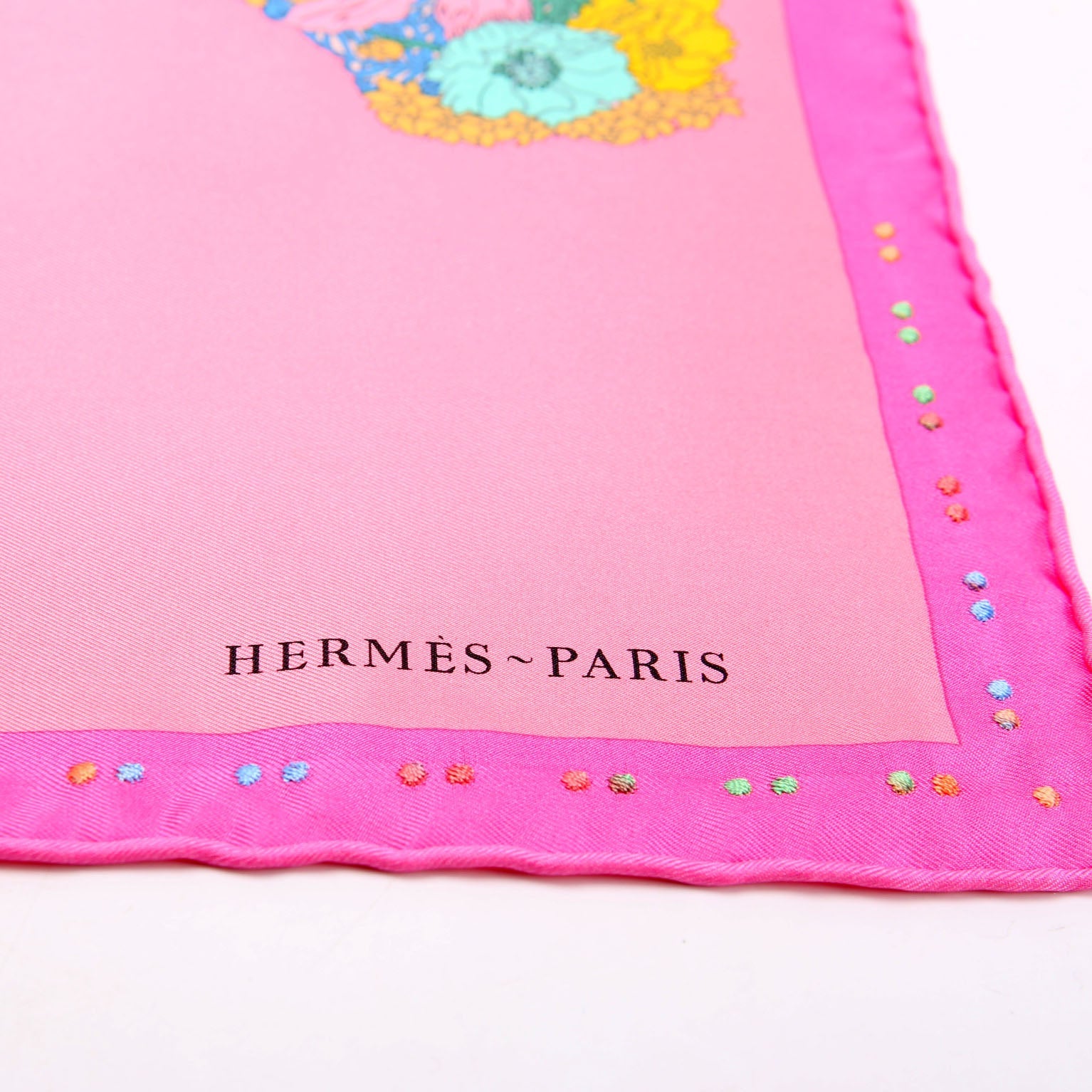 Robe Legere 45 Silk Scarf Pink/Multicolor