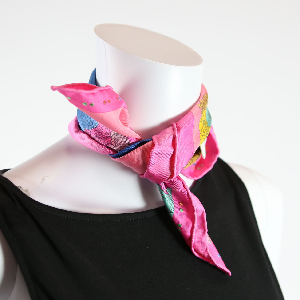 Robe Legere 45 Silk Scarf Pink/Multicolor