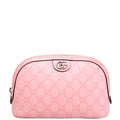 625551 Ophidia GG Supreme Large Cosmetic Case Pink