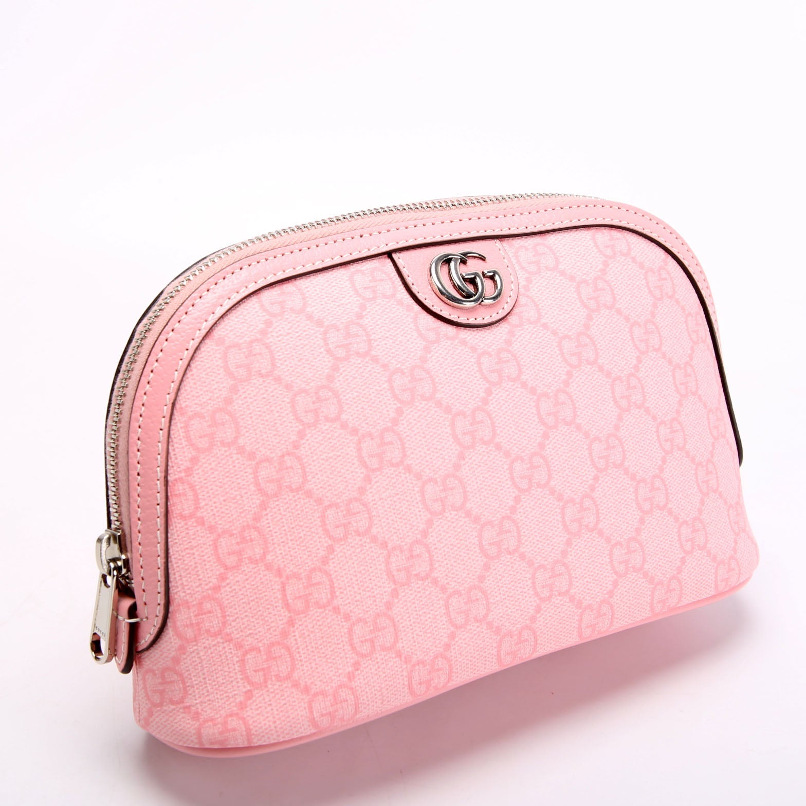 625551 Ophidia GG Supreme Large Cosmetic Case Pink
