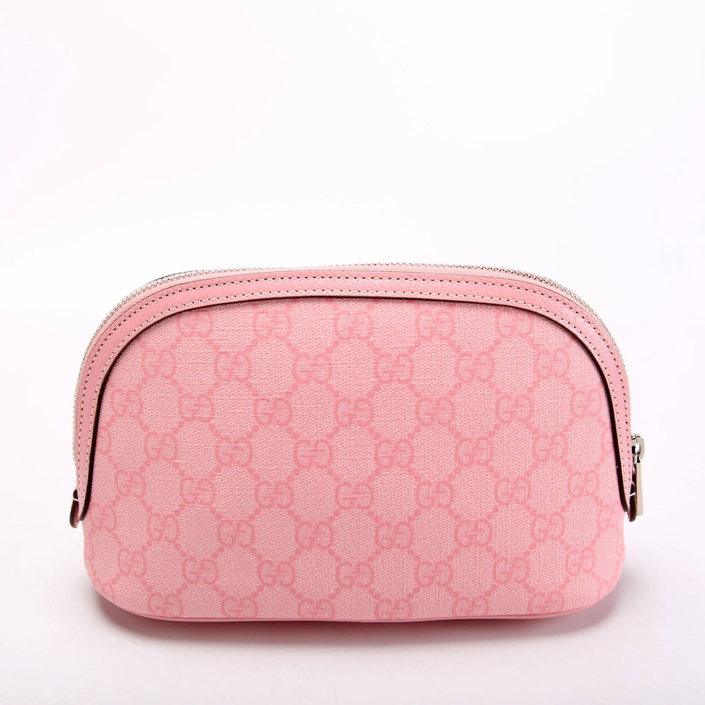 625551 Ophidia GG Supreme Large Cosmetic Case Pink