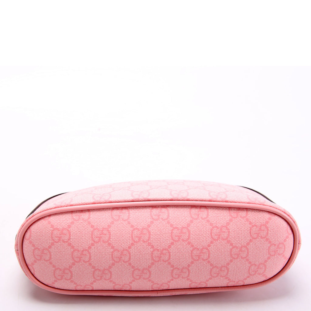 625551 Ophidia GG Supreme Large Cosmetic Case Pink
