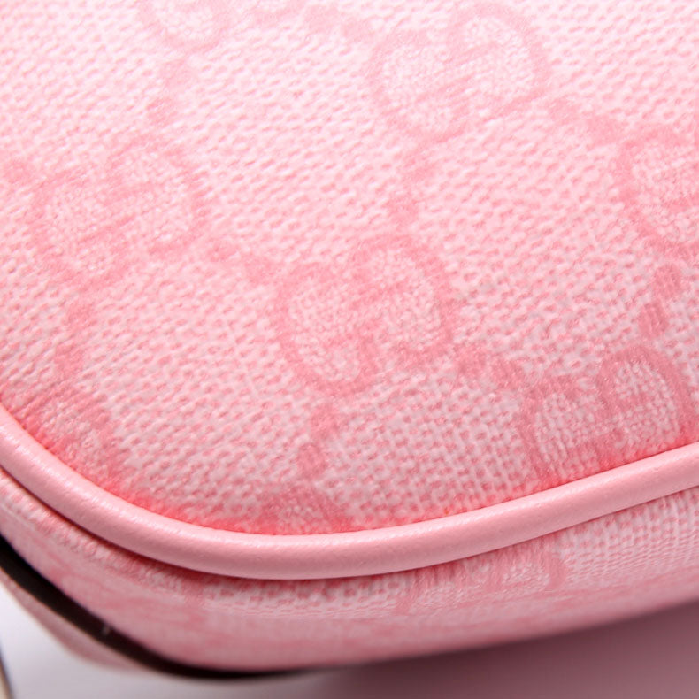 625551 Ophidia GG Supreme Large Cosmetic Case Pink